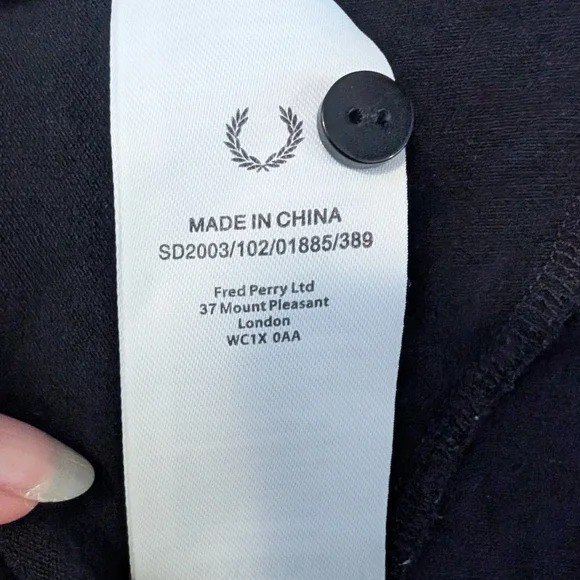 Fred Perry Black Amy Winehouse Foundation Polo Dress - Picture 13 of 16